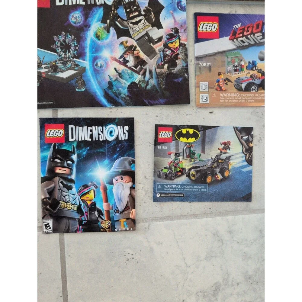 Lego Fortnite, Minecraft, Dimensions, Lego Movie INSTRUCTIONS ONLY Ninjago BOOK
